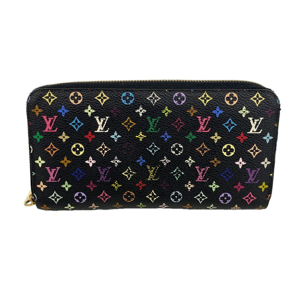 Louis Vuitton Monogram Multicolor Zippy Wallet M60243 Noir Grenade (Women's)